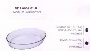 Marinex Medium Oval Roaster 6662 ( 3.2Lt)